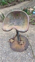 Rustic Seat with rabbit trap foot rests