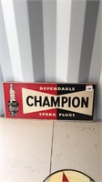 Champion Spark Plug Rack Sign 600mm x 270mm
