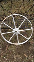 White Cast Wheel 870 mm