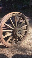 Timber Spoke Wagon Wheel 110cm
