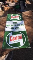 Castrol pressed Tin sign 8.1960 760mm x 305mm