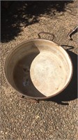 Large Enamel lined cast stewing bowl 64cm