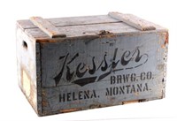 Kessler Brewing Wooden Case from Helena Montana