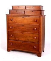 1840's Antique Empire Walnut Dresser