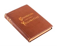 1883 Chronicles of the Yellowstone First Edition
