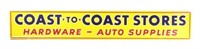 Original Coast to Coast Hardware Advertising Sign