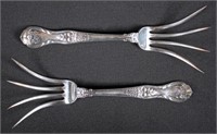 Rare Tiffany and Co. Regent Pattern Lettuce Forks
