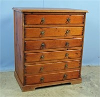Early Dove Tailed Store Keepers Thread Cabinet