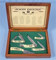 John Deere 160th Anniversary Knife Set by Schrade