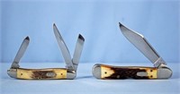 Two Case XX Stag Handled Pocket Knives