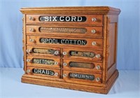 Six Cord Spool Cabinet with 9 Drawers