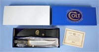1993 Colt 1 of 7500 Bowie Knife w/ Sheath & Box