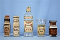 Group of 1920's Food Containers w/ Original Labels