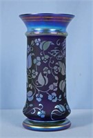 Don Fenton Memorial Cobalt Blue Art Glass Vase