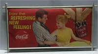 Cardboard Coca Cola Sign