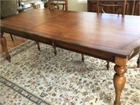 Dining Room Table with 8 Chairs, Leaf, Buffet