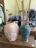 Large urn vase, decorative planter