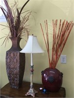 Lamp, 2 decor arrangements