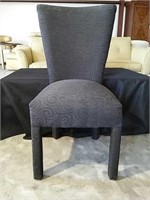 Black Upholsterd Accent Chair