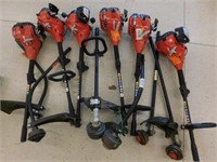 6 Home Lights Gas Weed Trimmers, All Untested