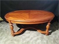 Magnussen Round Wood Coffee Table