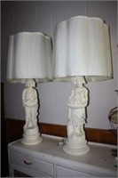 Pair of Large Table Lamps 38H