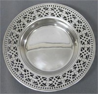 TIFFANY STERLING SILVER FENESTRATED CANDY DISH
