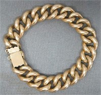 ANTIQUE ROSE GOLD CHAIN BRACELET - 7.5 INCHES