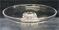 STEUBEN CRYSTAL FOOTED CAKE STAND