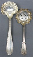 TWO TIFFANY STERLING SILVER LADLES