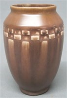 ROOKWOOD BROWN GLAZE 5" VASE