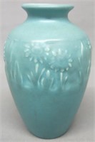 ROOKWOOD MATTE BLUE "DAISY" VASE #2591