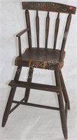 19TH C. CHILD'S PAINTED YOUTH CHAIR, POSSIBLY