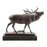 Hans Muller. Elk bronze