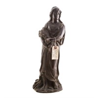 Continental Classical bronze figure of Ceres
