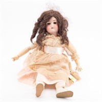 German bisque and composition doll