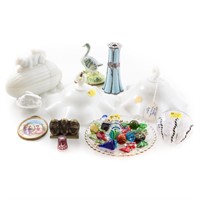 Assorted glass objects