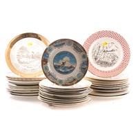 31 china souvenir plates