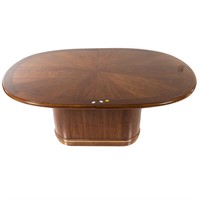 Thomasville Contemporary walnut dining table