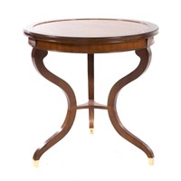 Contemporary Classical style mahogany tea table