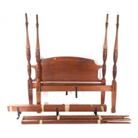American Classical style mahogany tester bedstead