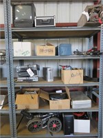 Entire Shelving Contents including Electronics