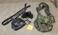 Camo Ammo Bag, Sling & Binoculars