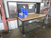 Whalen Mobile Work Bench with Cabinets