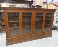Exceptional Oak Barristers Bookcase