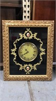 Vintage empire ornate framed clock