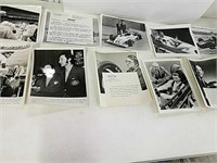 Ten Vintage black and white 8x10 photos with