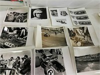 Ten Vintage black and white 8x10 photos some from