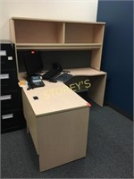 Office Desk & Above Storage - 64 x 68- w/ Key