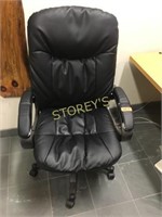 Rolling Swivel Black Office Chair